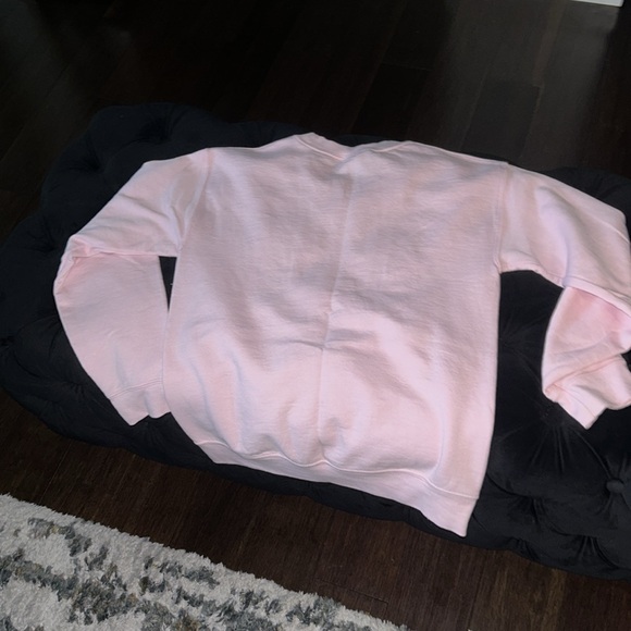 Pink “Save water drink champagne” Sweatshirt - Picture 3 of 3